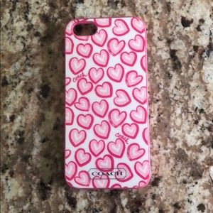 Coach iPhone 6/6s hard shell case - pink